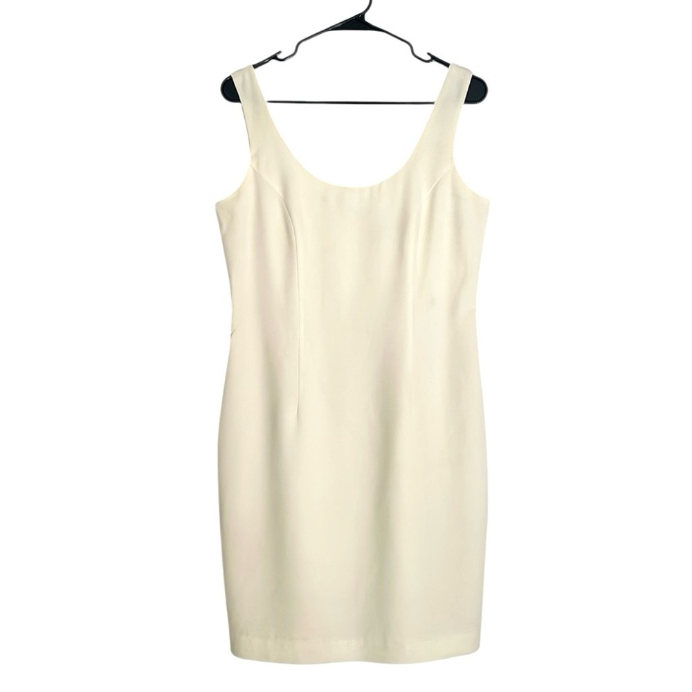 Niteline Della Roufogali Vintage Cream Lined Cocktail Dress